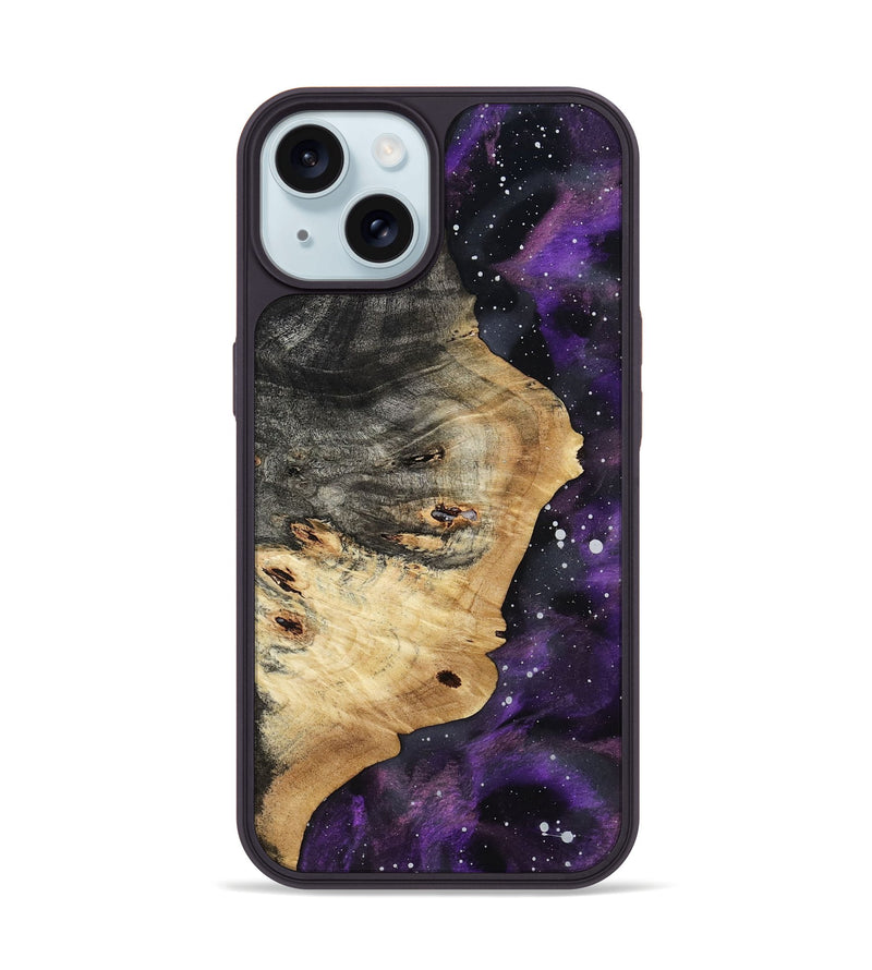 iPhone 15 Wood Phone Case - Elise (Cosmos, 801876)