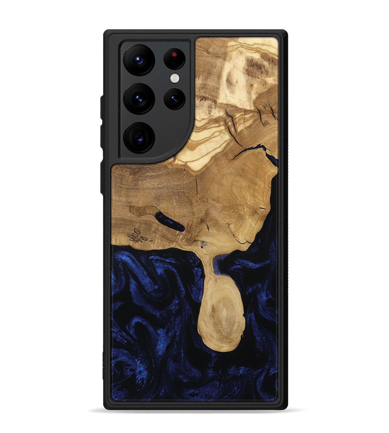 Galaxy S22 Ultra Wood Phone Case - Cecile (Ancient Olive, 801877)