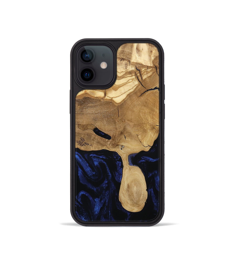 iPhone 12 mini Wood Phone Case - Cecile (Ancient Olive, 801877)