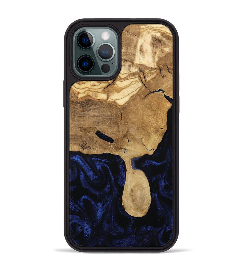 iPhone 12 Pro Max Wood Phone Case - Cecile (Ancient Olive, 801877)