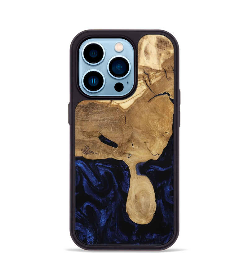 iPhone 14 Pro Wood Phone Case - Cecile (Ancient Olive, 801877)