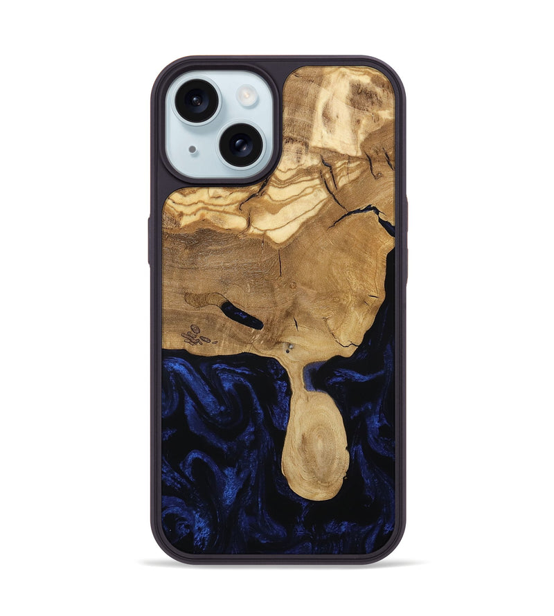 iPhone 15 Wood Phone Case - Cecile (Ancient Olive, 801877)