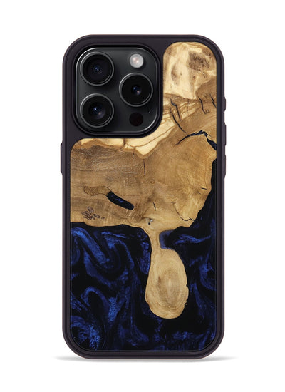iPhone 15 Pro Wood Phone Case - Cecile (Ancient Olive, 801877)