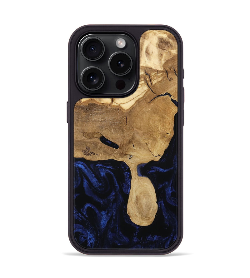 iPhone 15 Pro Wood Phone Case - Cecile (Ancient Olive, 801877)