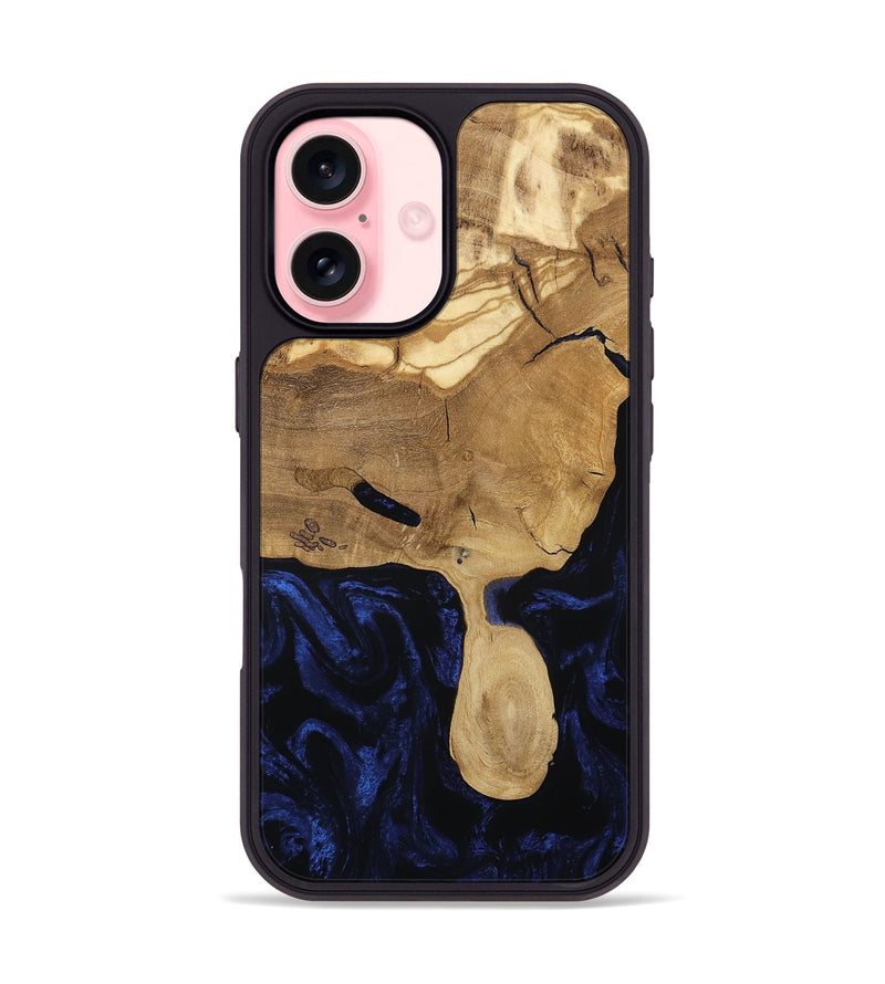 iPhone 16 Wood Phone Case - Cecile (Ancient Olive, 801877)