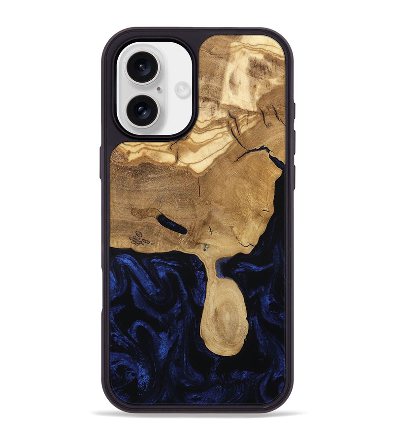 iPhone 16 Plus Wood Phone Case - Cecile (Ancient Olive, 801877)