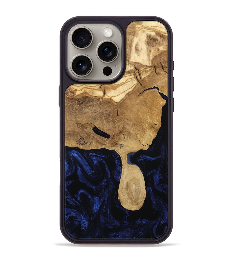 iPhone 16 Pro Max Wood Phone Case - Cecile (Ancient Olive, 801877)