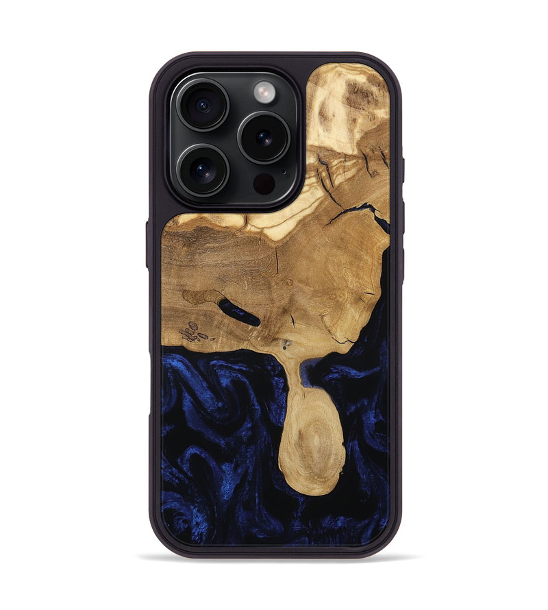 iPhone 16 Pro Wood Phone Case - Cecile (Ancient Olive, 801877)