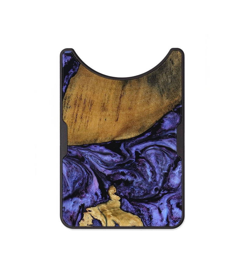 Alloy Wood Wallet - Connie (Purple, 801890)