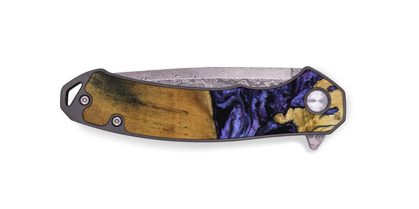 EDC Wood Pocket Knife - Connie (Purple, 801890)