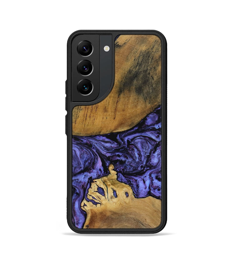 Galaxy S22 Wood Phone Case - Connie (Purple, 801890)
