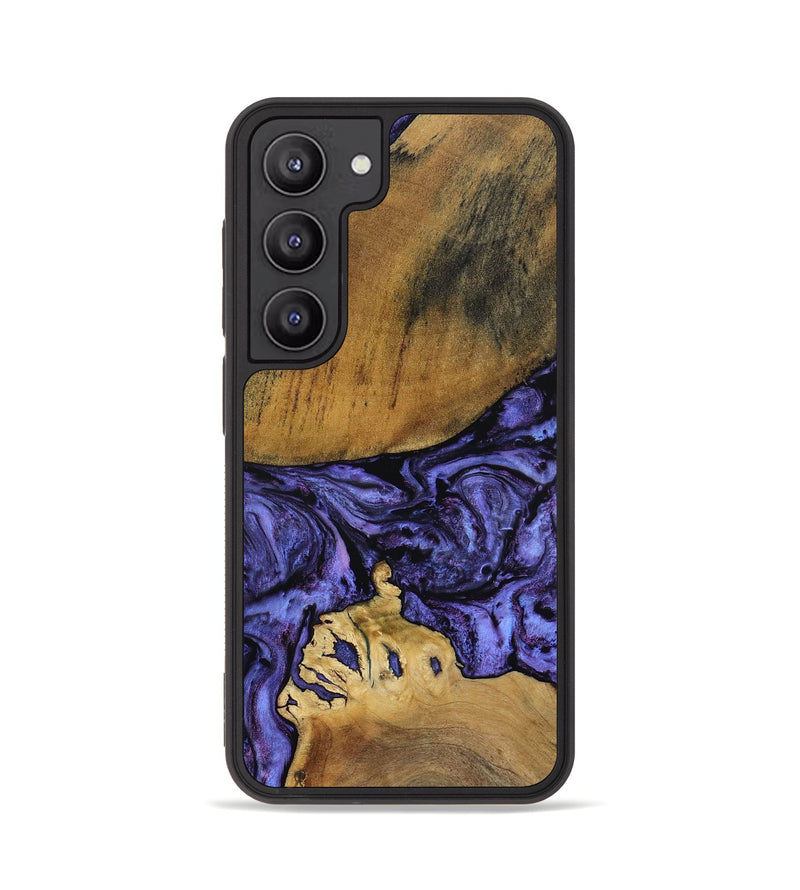 Galaxy S23 Wood Phone Case - Connie (Purple, 801890)