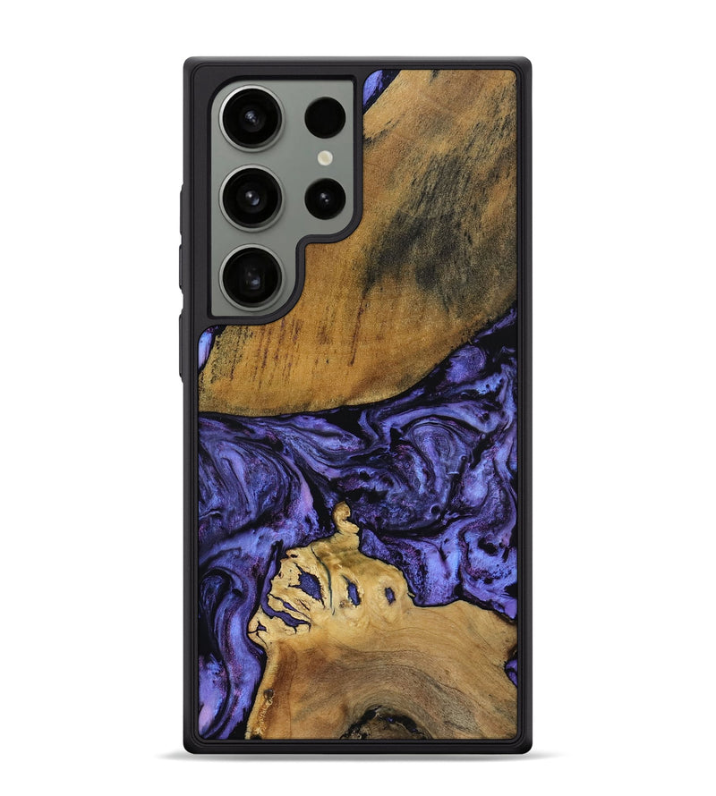 Galaxy S24 Ultra Wood Phone Case - Connie (Purple, 801890)