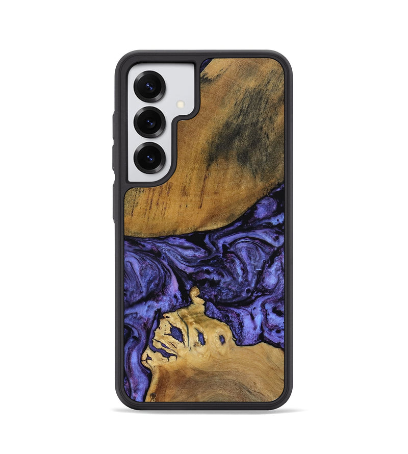 Galaxy S25 Wood Phone Case - Connie (Purple, 801890)