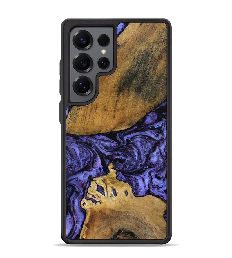 Galaxy S25 Ultra Wood Phone Case - Connie (Purple, 801890)