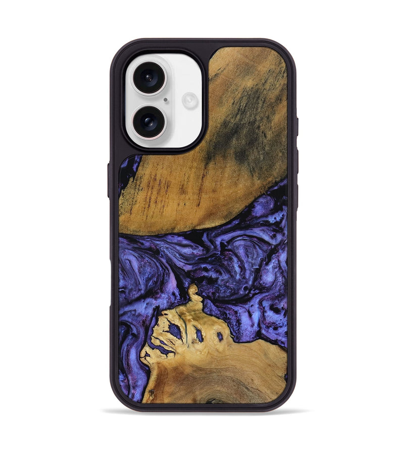 iPhone 17 Wood Phone Case - Connie (Purple, 801890)