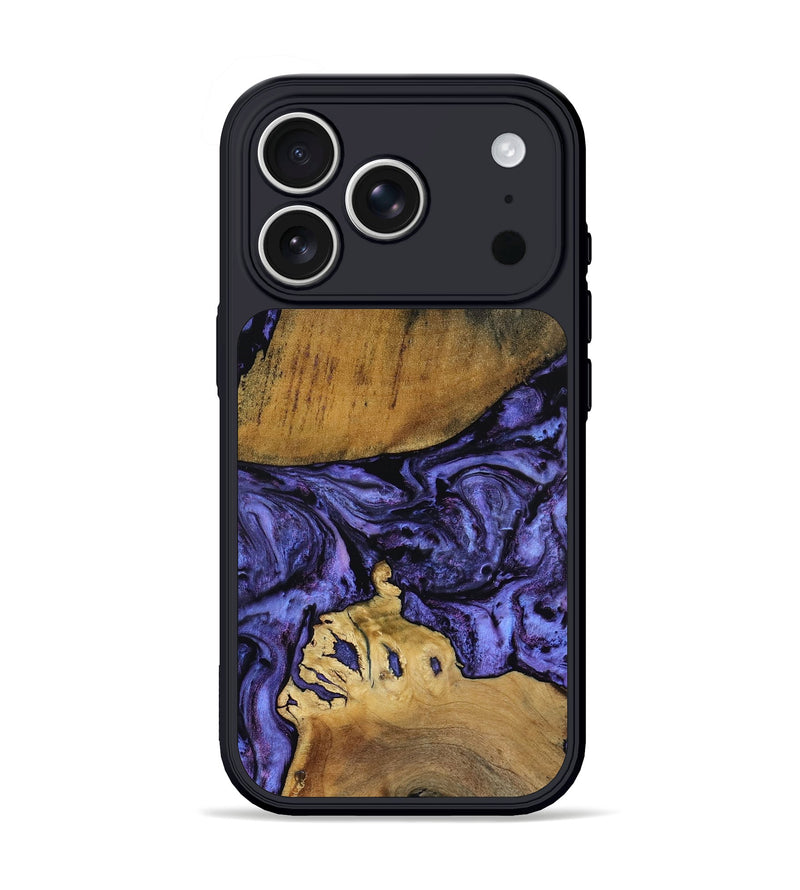 iPhone 17 Pro Wood Phone Case - Connie (Purple, 801890)