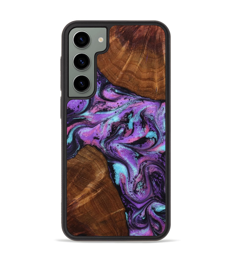 Galaxy S23 Plus Wood Phone Case - Owen (Purple, 801891)
