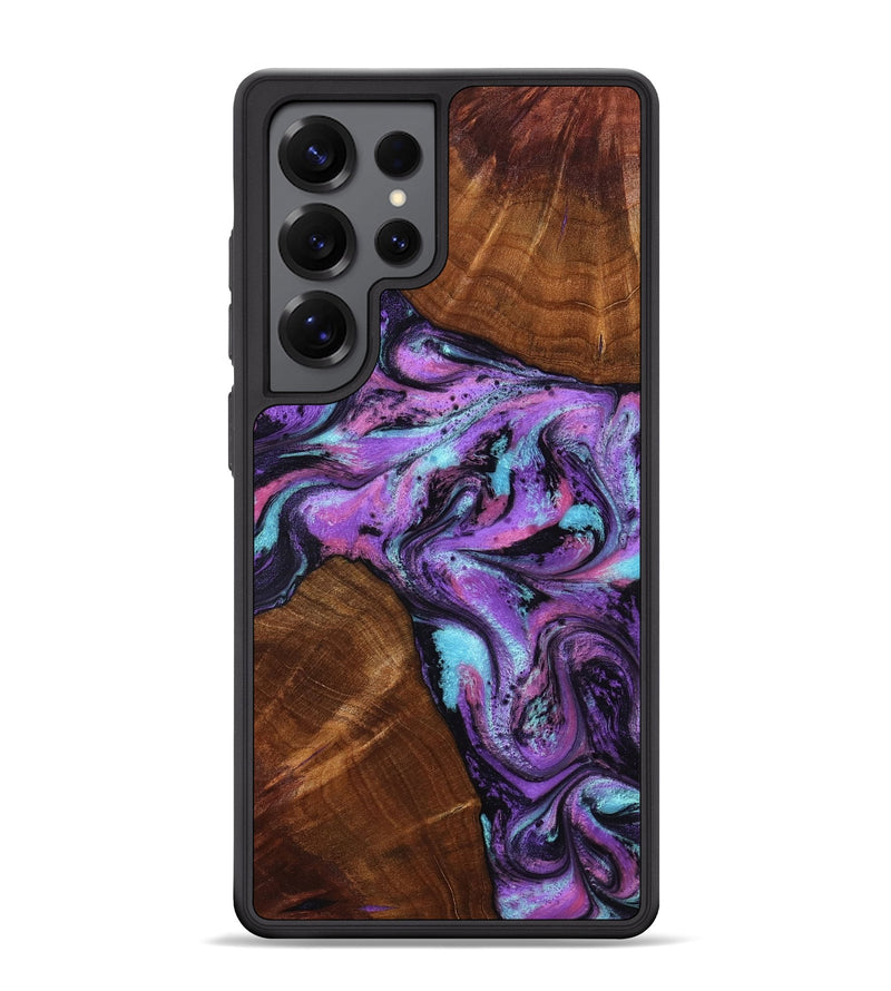 Galaxy S25 Ultra Wood Phone Case - Owen (Purple, 801891)