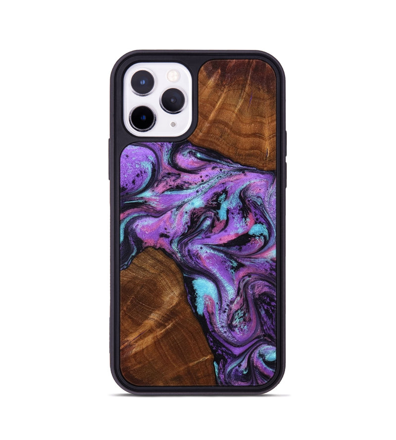 iPhone 11 Pro Wood Phone Case - Owen (Purple, 801891)