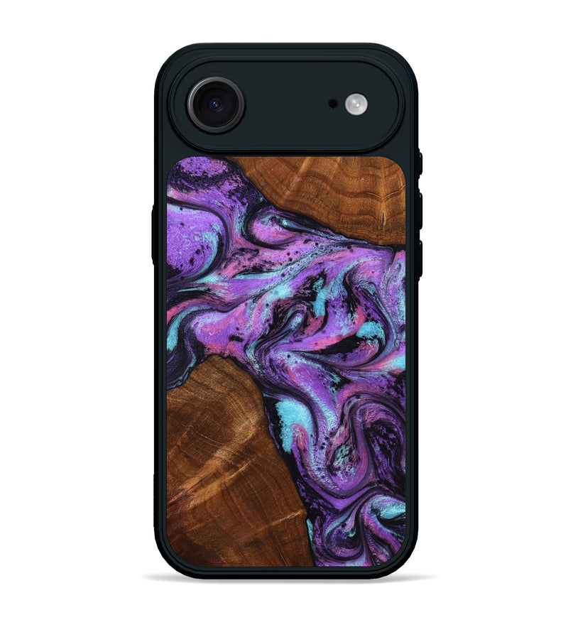 iPhone 17 Air Wood Phone Case - Owen (Purple, 801891)