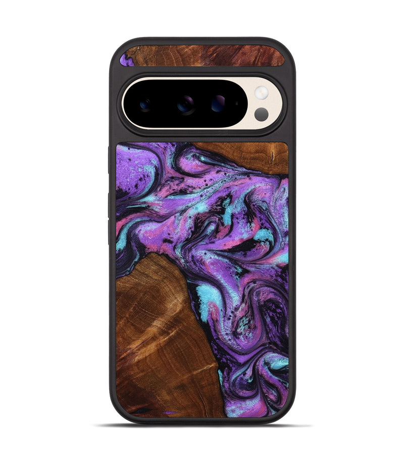 Pixel 10 Wood Phone Case - Owen (Purple, 801891)