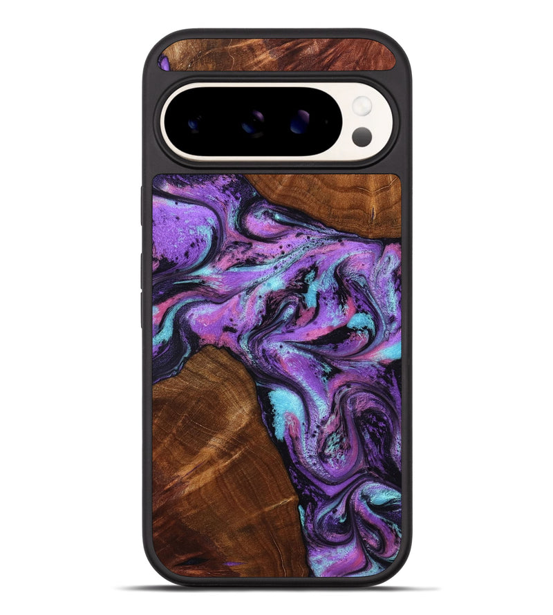 Pixel 9 Pro XL Wood Phone Case - Owen (Purple, 801891)