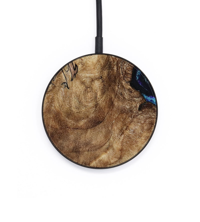 Circle Wood Wireless Charger - Leo (Purple, 801892)