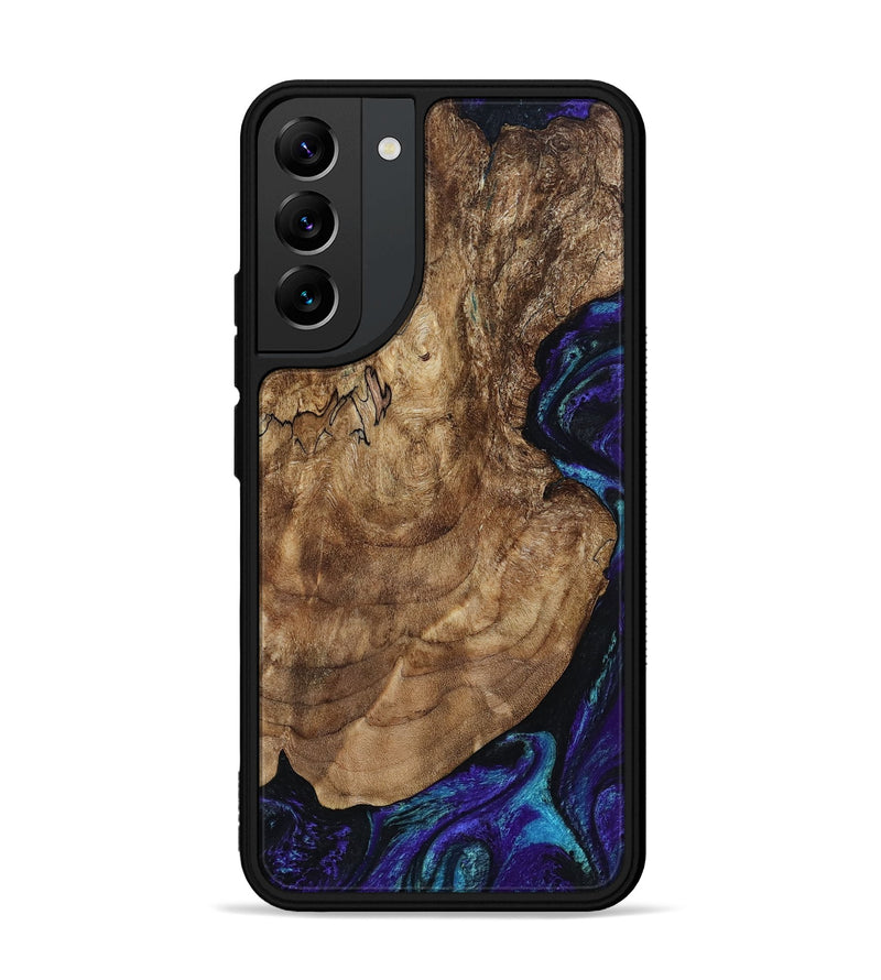 Galaxy S22 Plus Wood Phone Case - Leo (Purple, 801892)