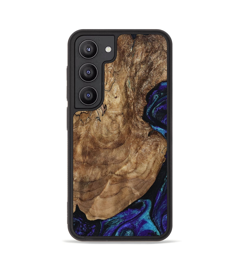 Galaxy S23 Wood Phone Case - Leo (Purple, 801892)