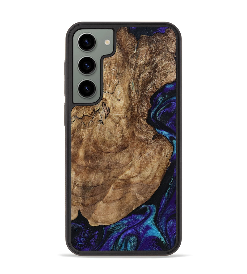 Galaxy S23 Plus Wood Phone Case - Leo (Purple, 801892)