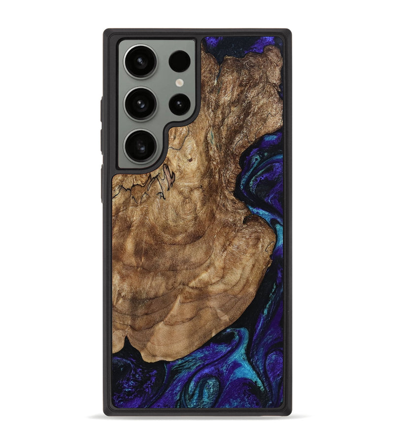 Galaxy S23 Ultra Wood Phone Case - Leo (Purple, 801892)