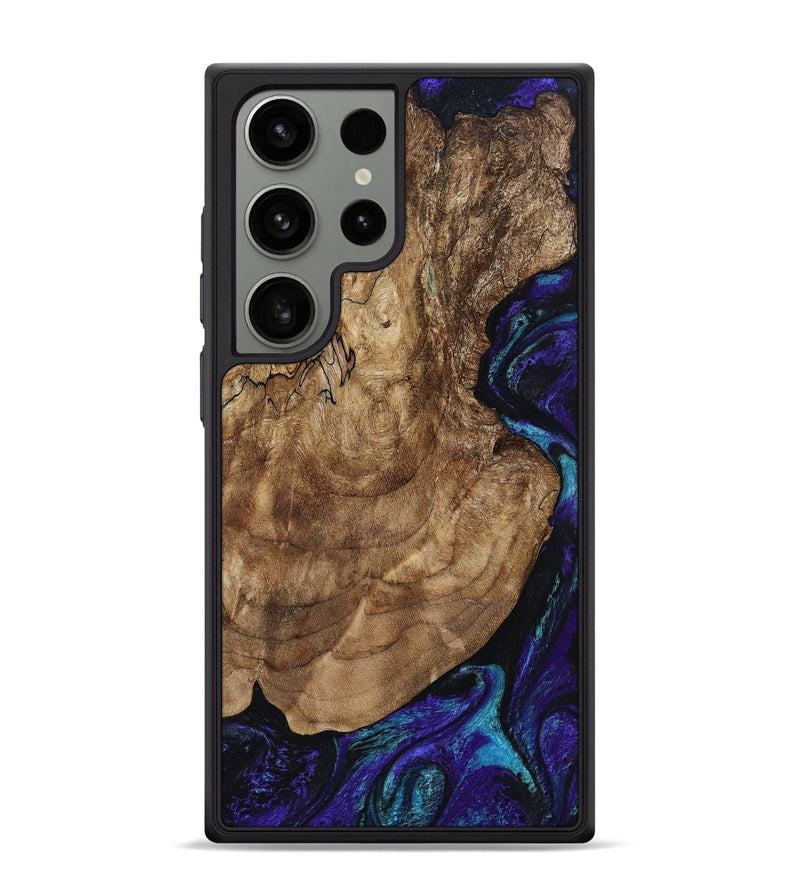 Galaxy S24 Ultra Wood Phone Case - Leo (Purple, 801892)