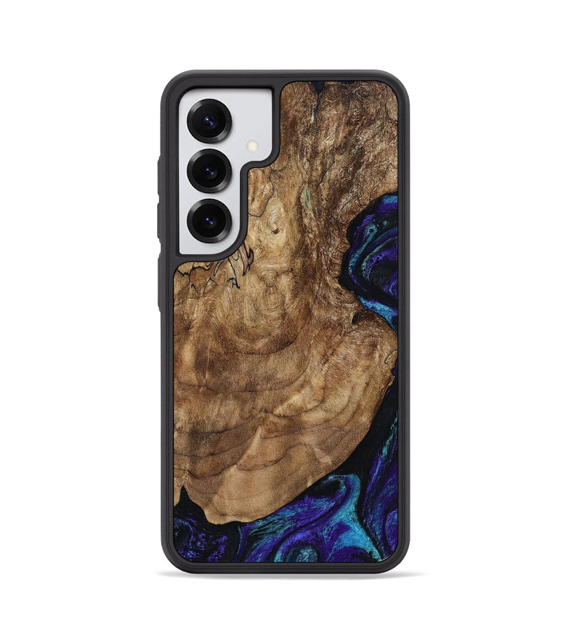 Galaxy S25 Wood Phone Case - Leo (Purple, 801892)