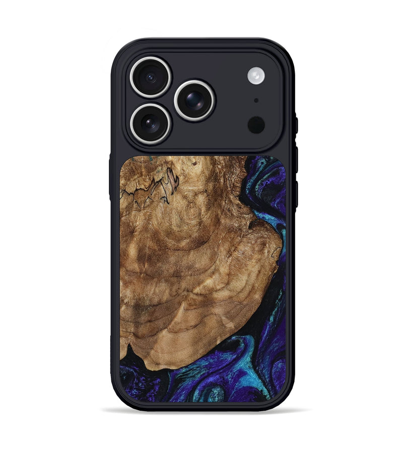 iPhone 17 Pro Wood Phone Case - Leo (Purple, 801892)