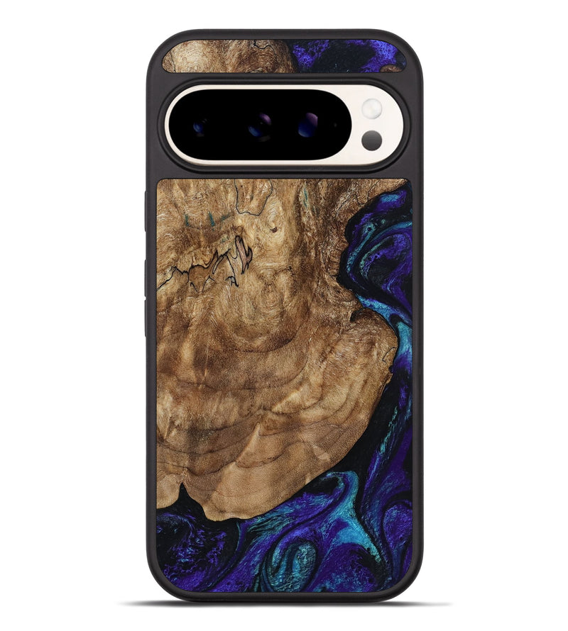 Pixel 9 Pro XL Wood Phone Case - Leo (Purple, 801892)