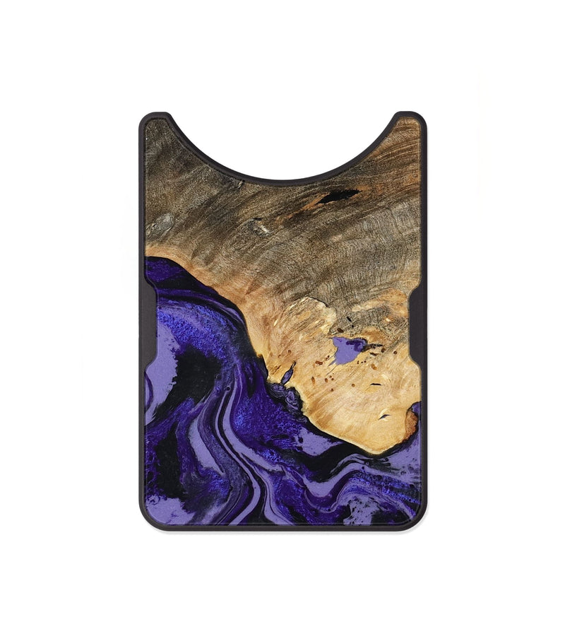 Alloy Wood Wallet - Leona (Purple, 801893)