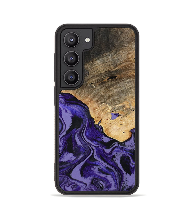 Galaxy S23 Wood Phone Case - Leona (Purple, 801893)