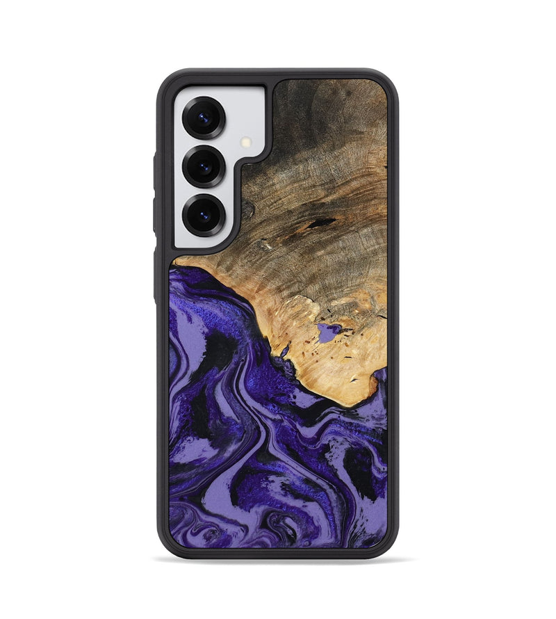 Galaxy S25 Wood Phone Case - Leona (Purple, 801893)