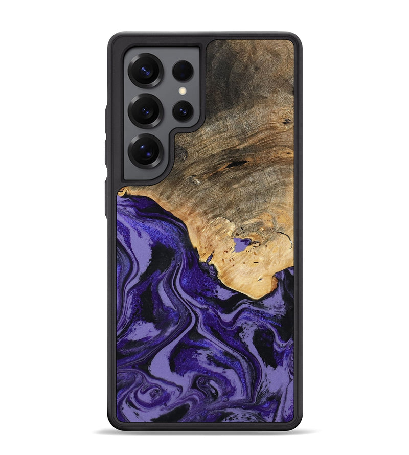 Galaxy S25 Ultra Wood Phone Case - Leona (Purple, 801893)