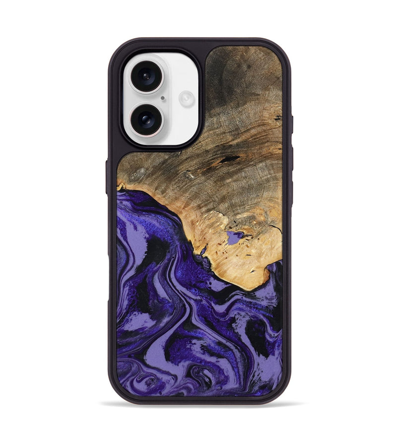 iPhone 17 Wood Phone Case - Leona (Purple, 801893)