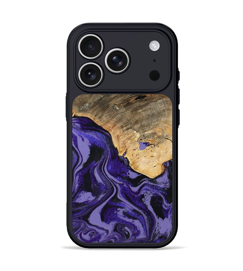 iPhone 17 Pro Wood Phone Case - Leona (Purple, 801893)
