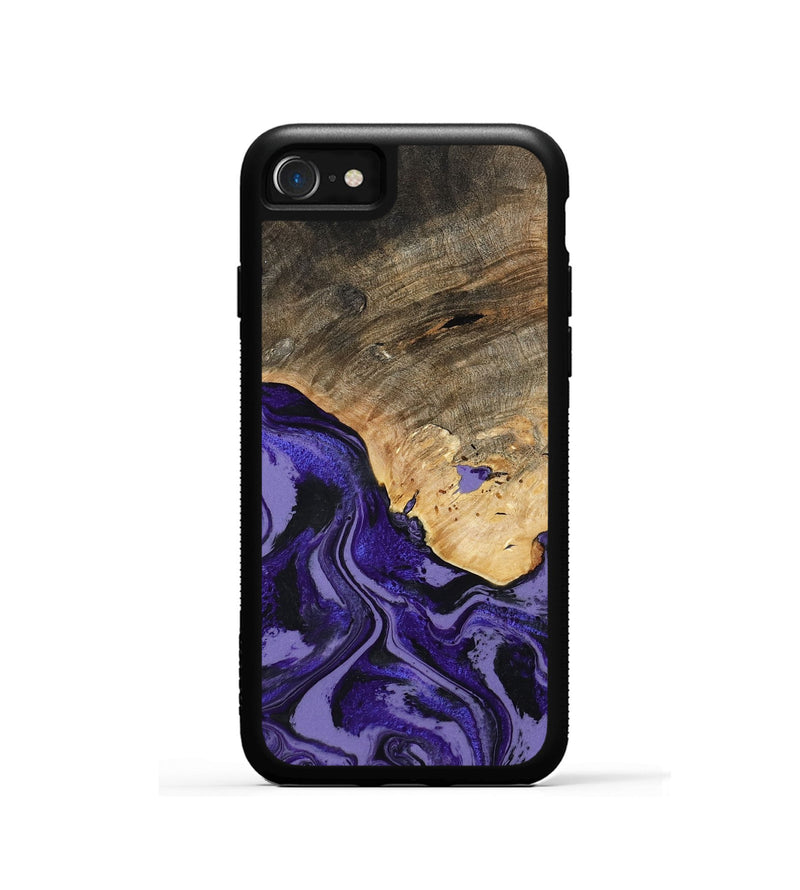 iPhone SE Wood Phone Case - Leona (Purple, 801893)