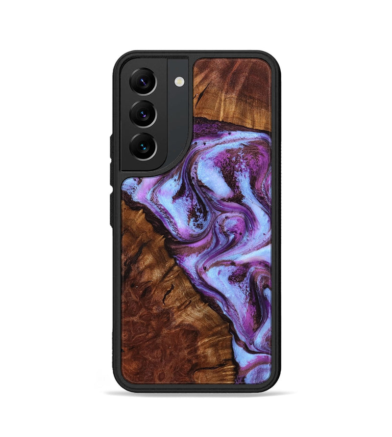 Galaxy S22 Wood Phone Case - Aryana (Purple, 801894)