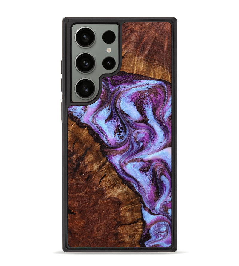 Galaxy S23 Ultra Wood Phone Case - Aryana (Purple, 801894)