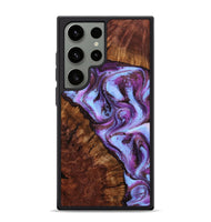 Galaxy S24 Ultra Wood Phone Case - Aryana (Purple, 801894)