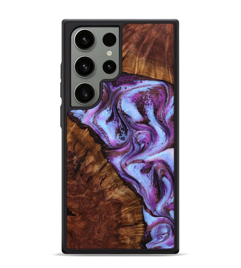 Galaxy S24 Ultra Wood Phone Case - Aryana (Purple, 801894)