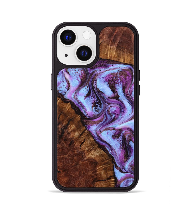 iPhone 13 Wood Phone Case - Aryana (Purple, 801894)