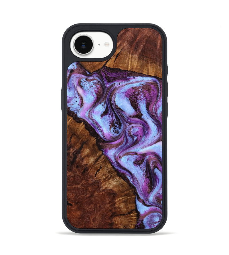 iPhone 16e Wood Phone Case - Aryana (Purple, 801894)