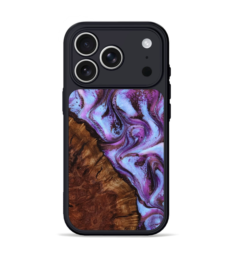iPhone 17 Pro Wood Phone Case - Aryana (Purple, 801894)